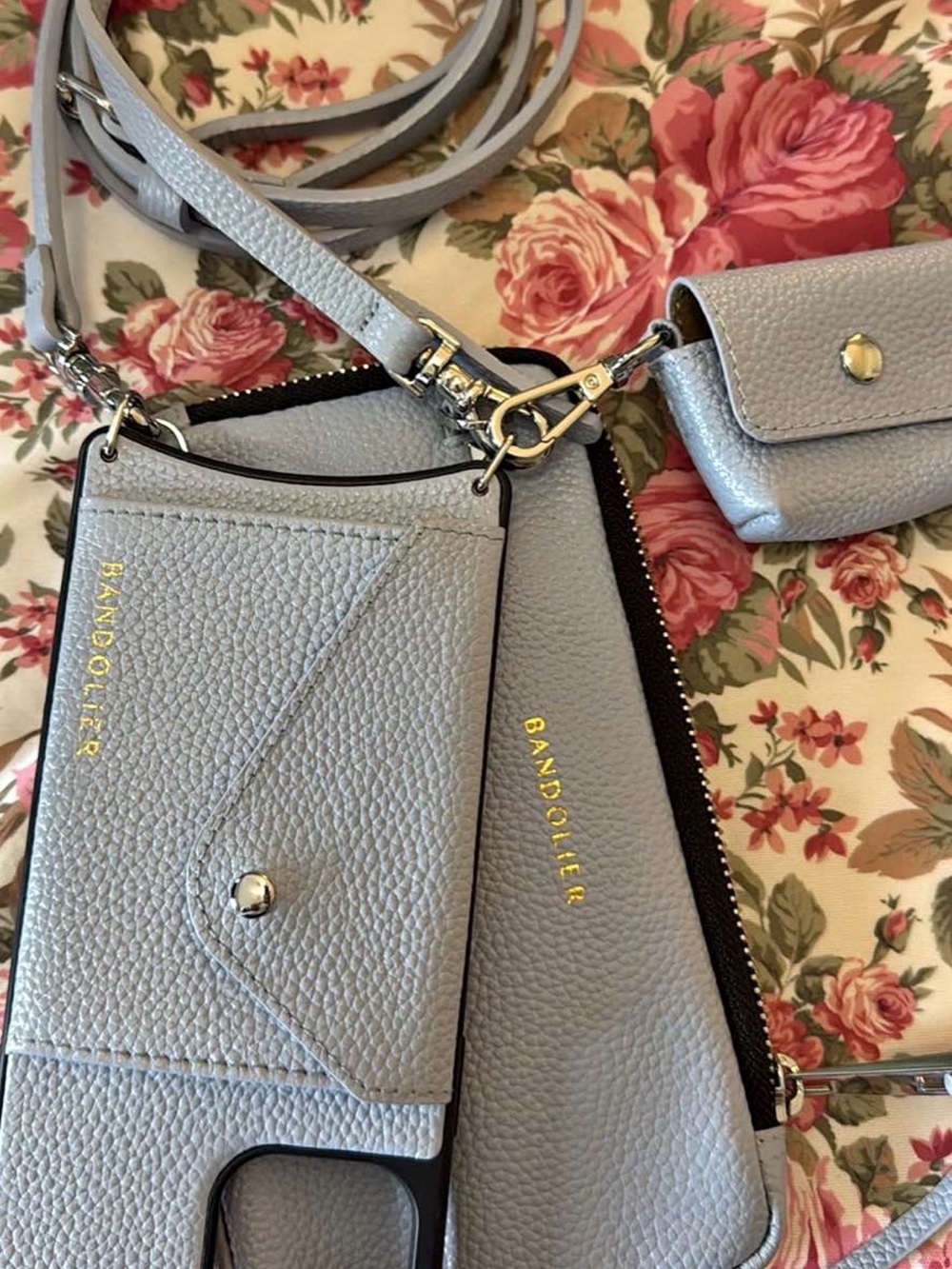 Bandolier Crossbody Phone Case Set with Pouch and AirPod Case